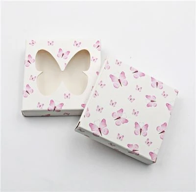 White with pink butterflies White with pink butterflies