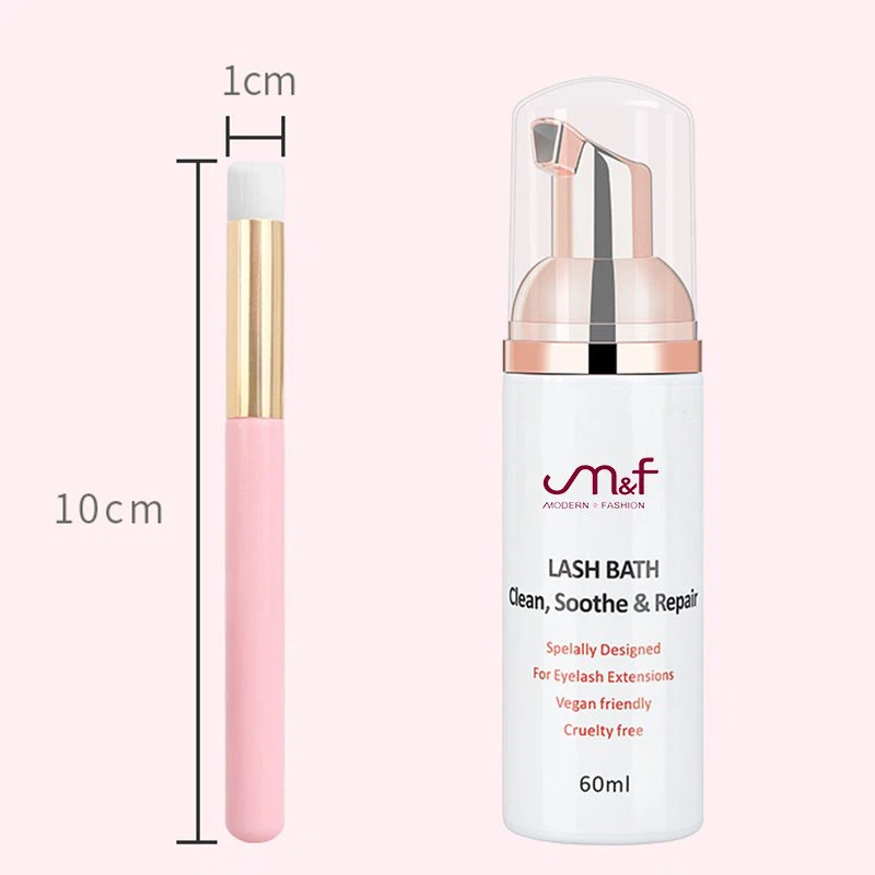 lash shampoo spa brush